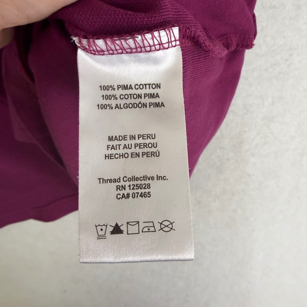 Psycho Bunny Men's Classic Piqué Polo Shirt Boysenberry Purple Size 8 XXL 2XL - Picture 6 of 9